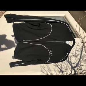 ❌❌❌SOLD❌❌VICTORIA SECRET PINK Black zip up hoodie